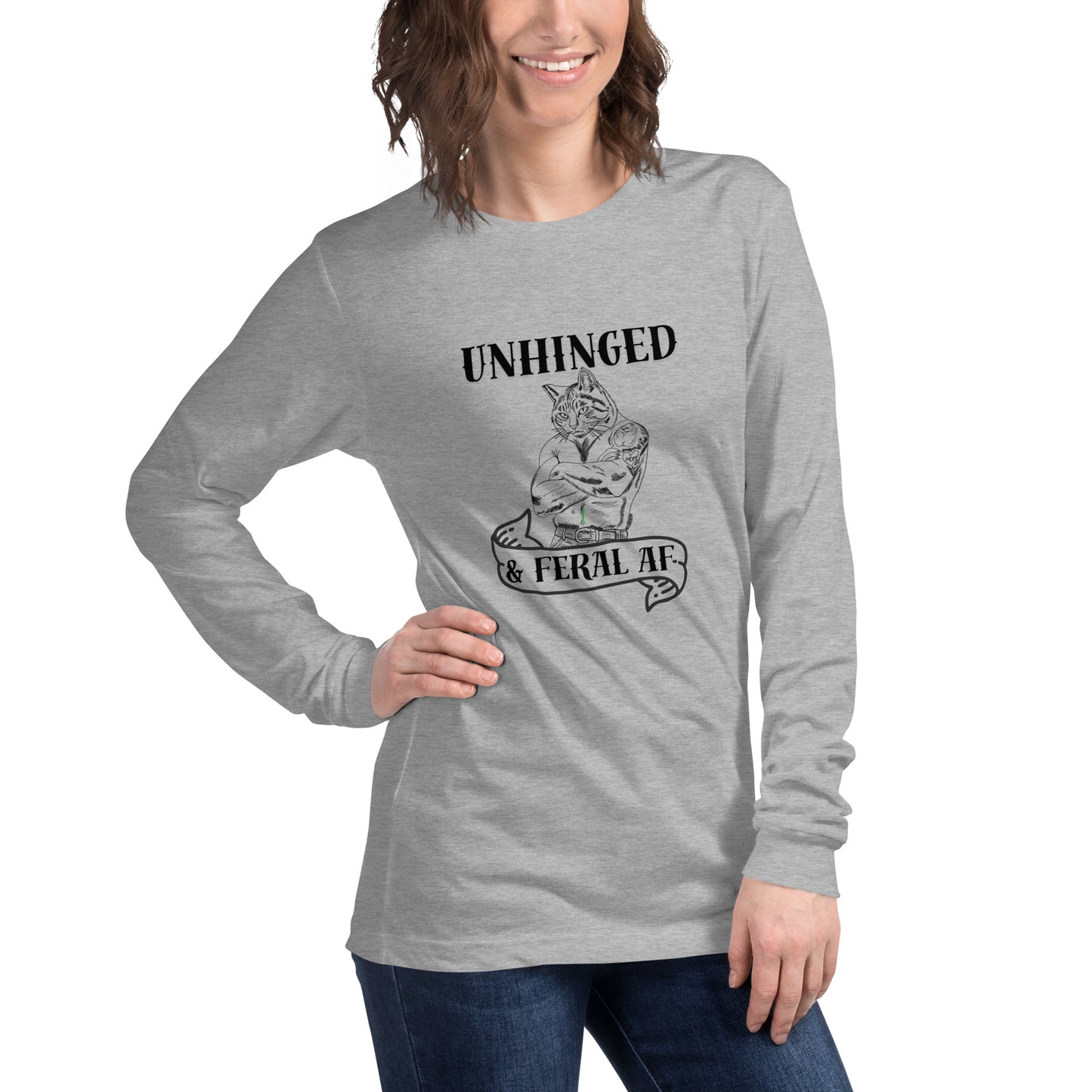 Unhinged & Feral | Unisex Long Sleeve Tee