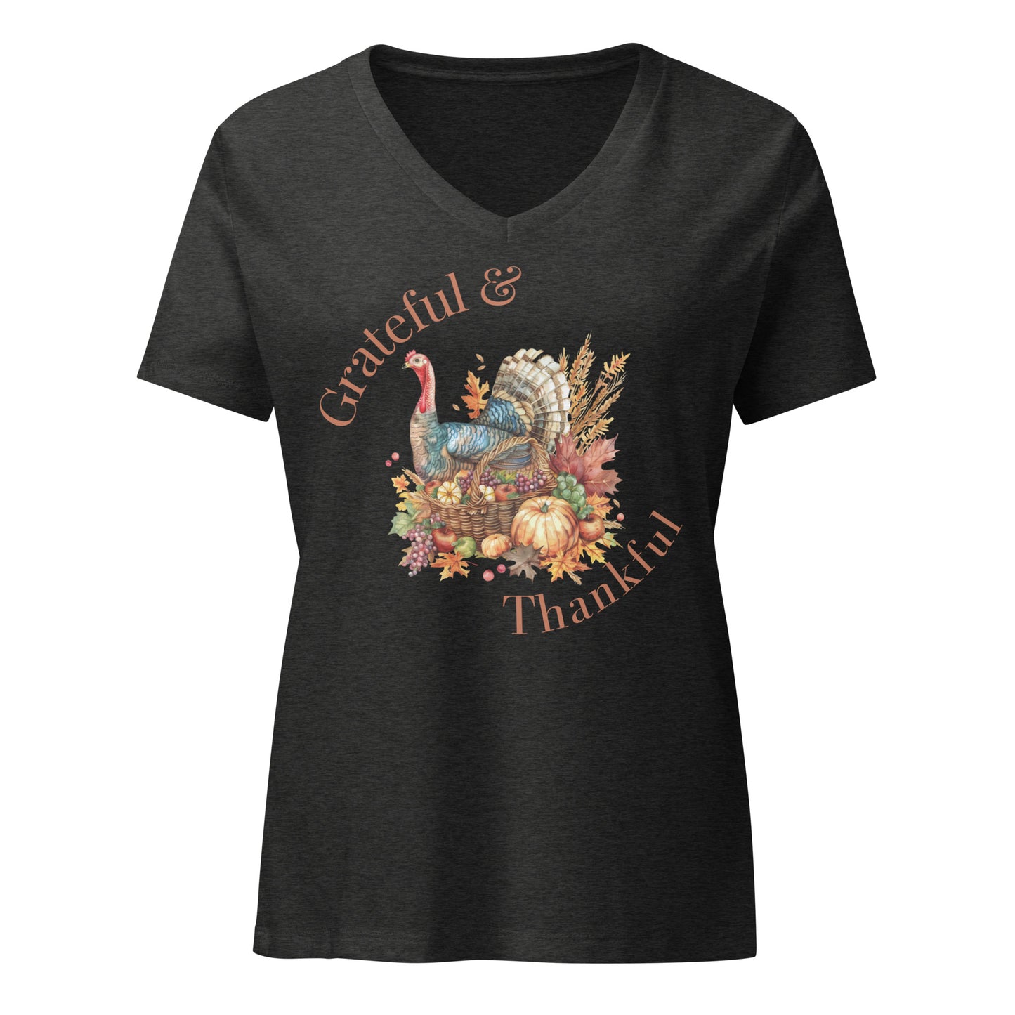 Grateful and Blessed | V-Neck T-Shirt