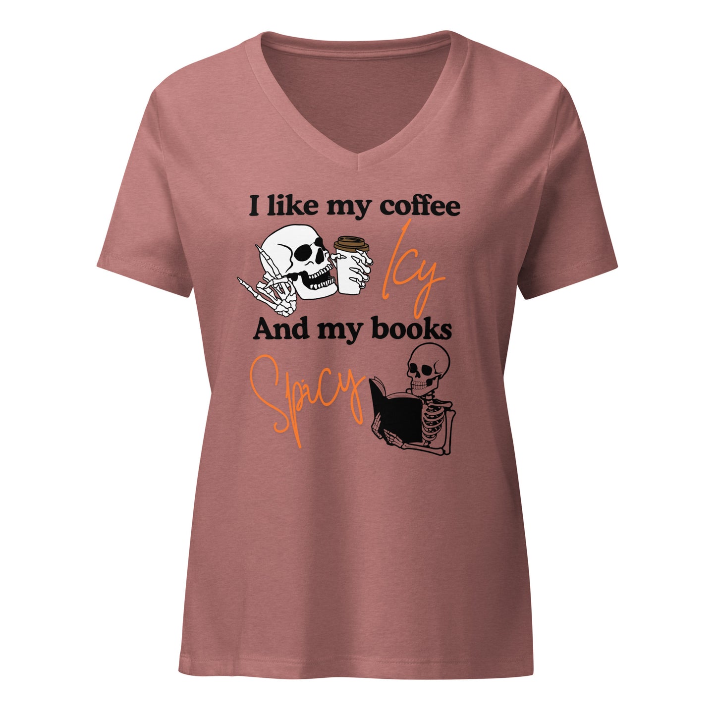 Icy and Spicy T-Shirt | V-Neck Skeleton Shirt