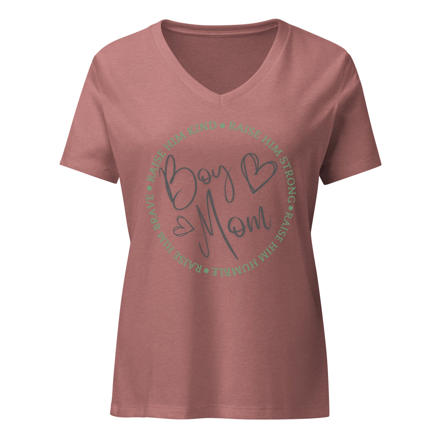 Boy Mom | V-Neck T-Shirt