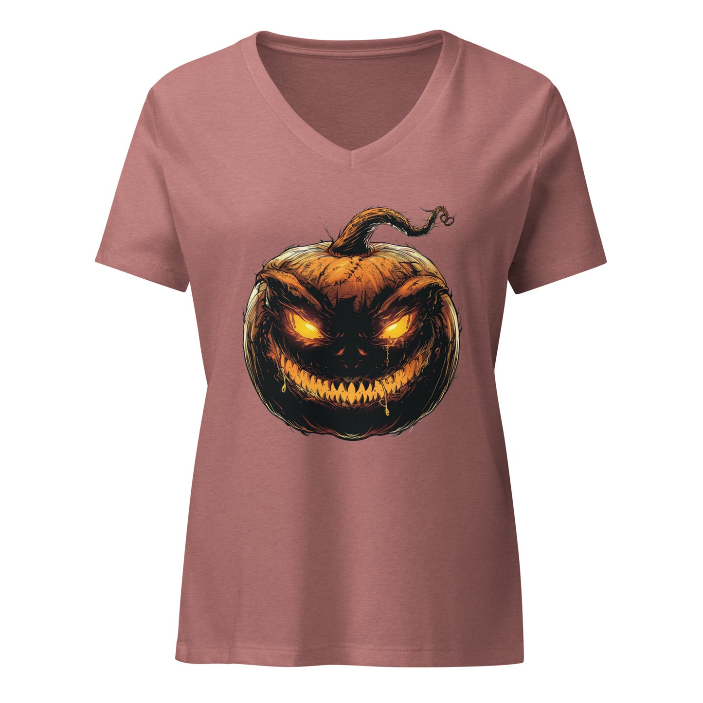 Dark Jack ' O' Lantern T-Shirt | V-Neck Halloween Shirt