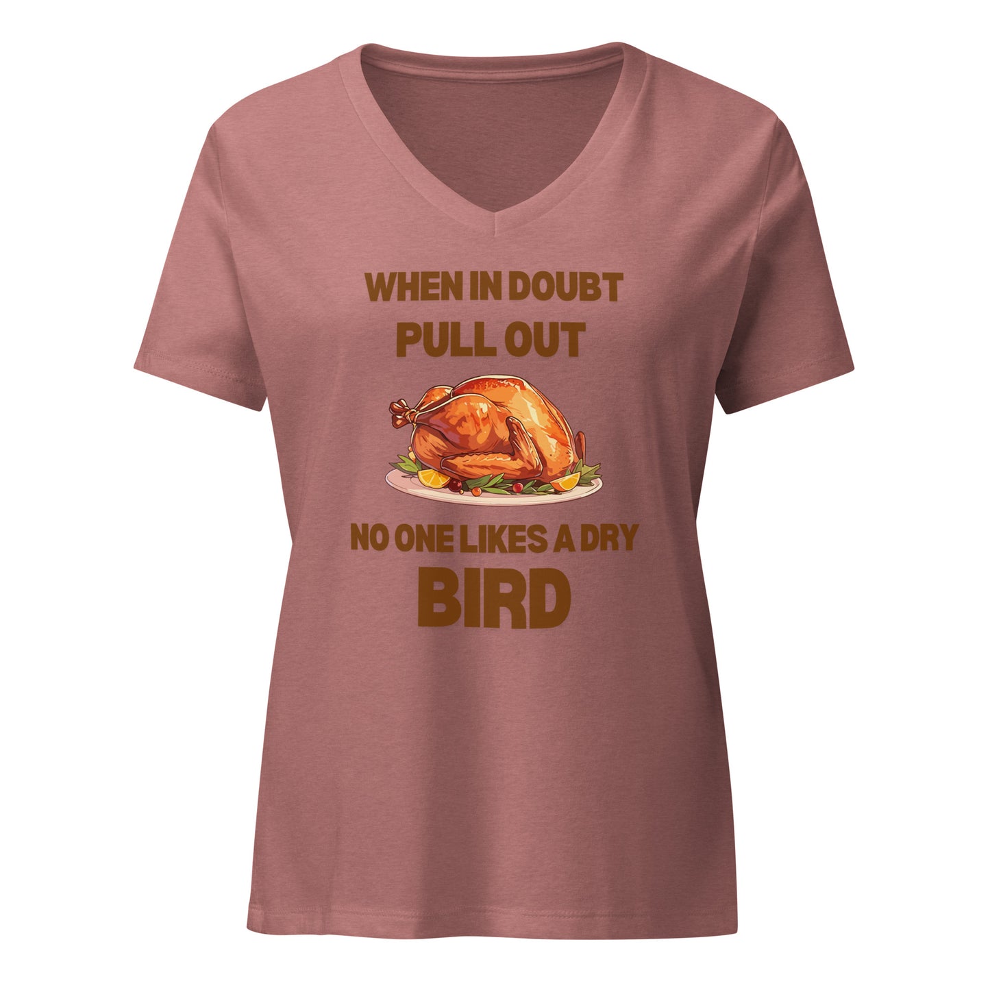 When In Doubt | V-Neck Funny Thanksgiving T-Shirt