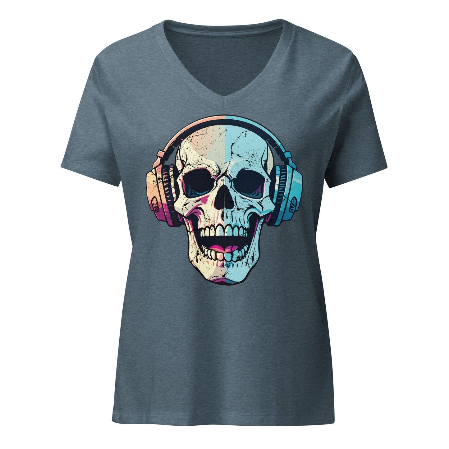 Skull | V-Neck T-Shirt