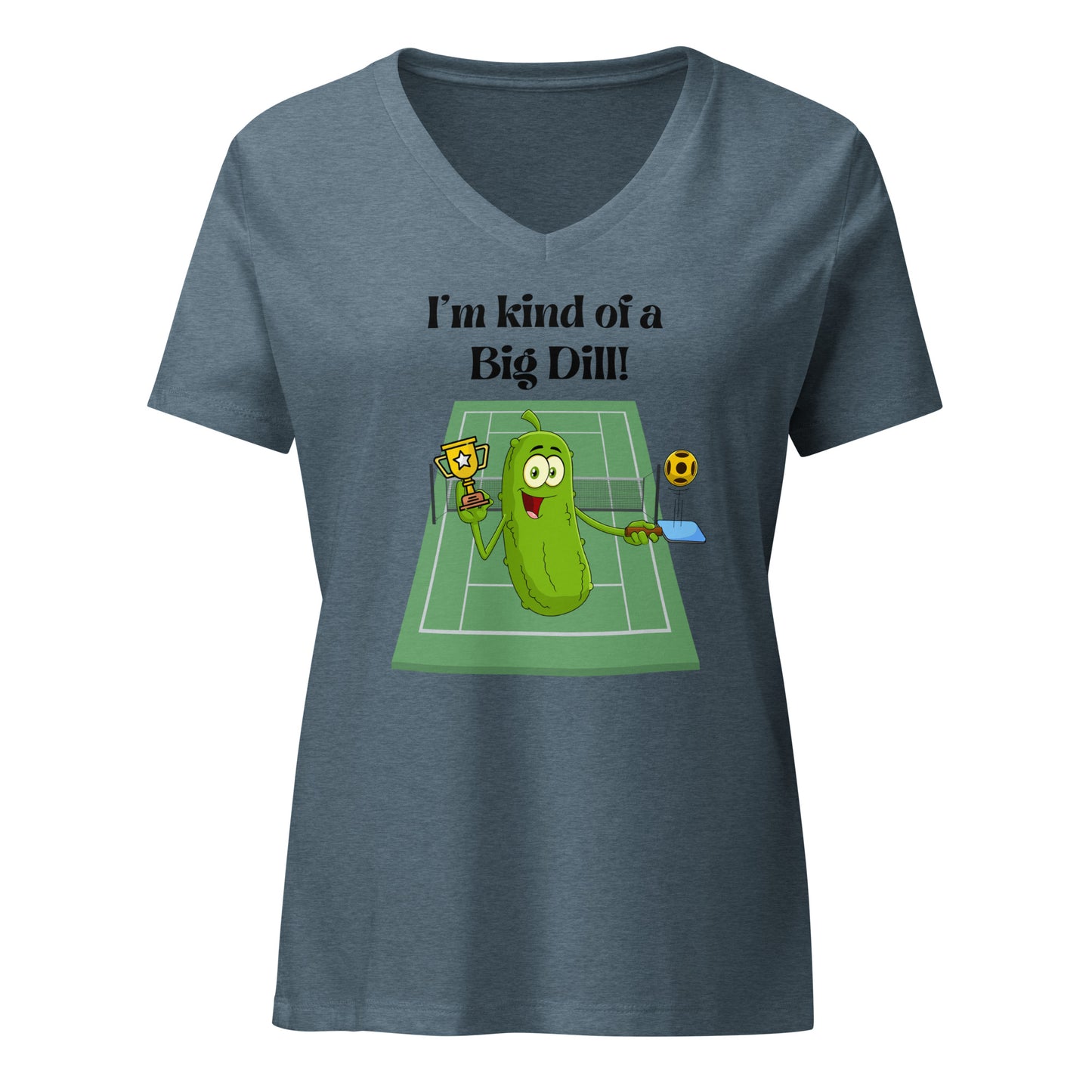 I'm Kind Of A Big Dill | V-Neck T-Shirt