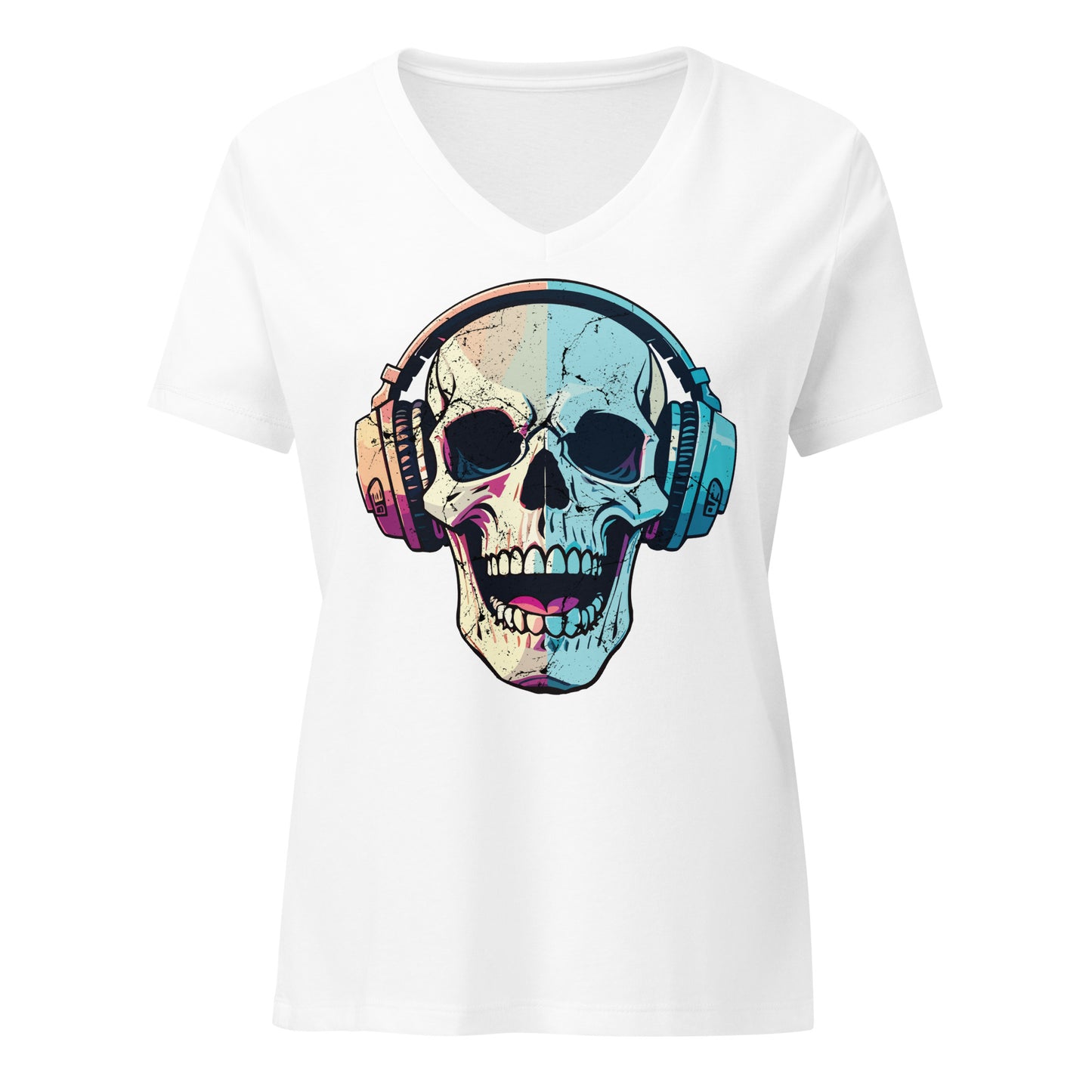 Skull | V-Neck T-Shirt