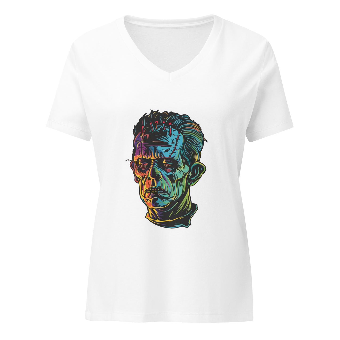 Zombie Frankenstein | V-Neck T-Shirt
