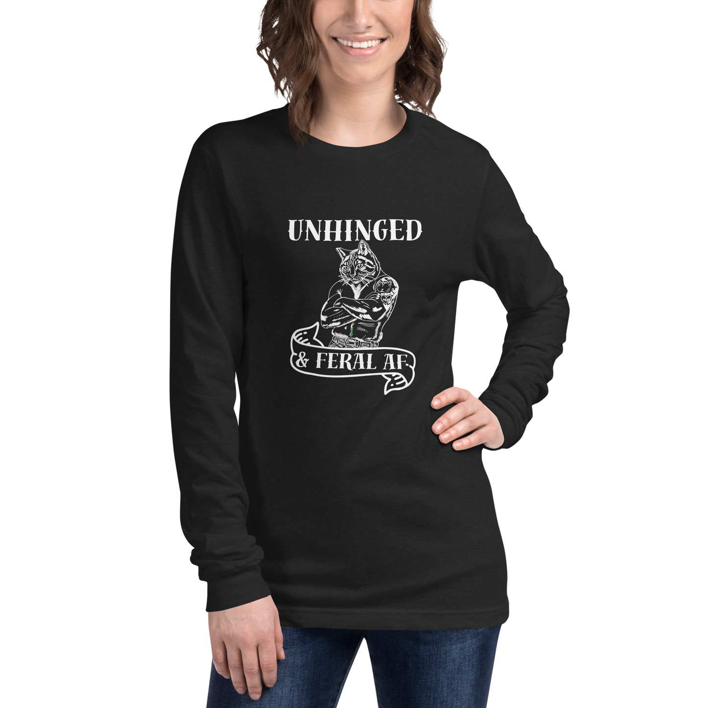 Unhinged & Feral | Unisex Long Sleeve Tee