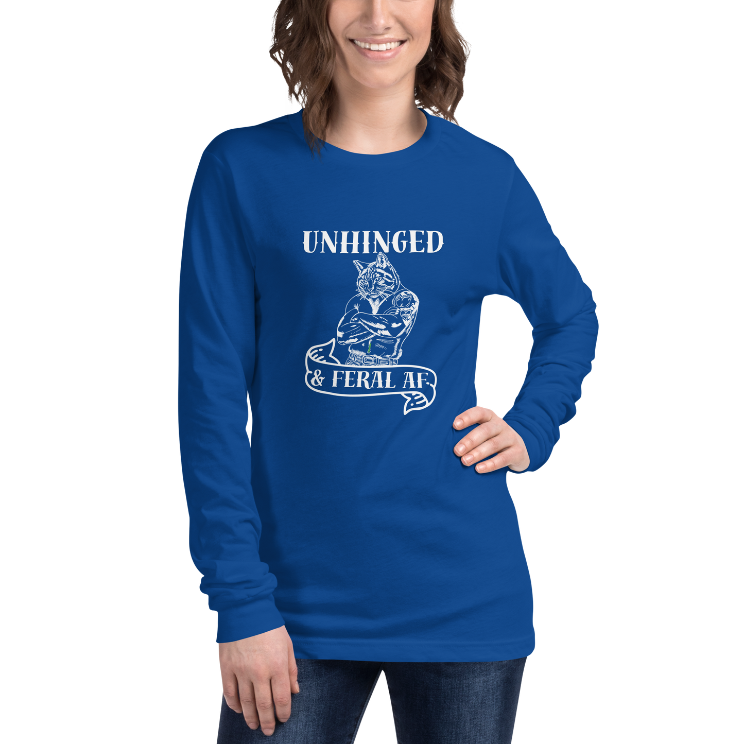 Unhinged & Feral | Unisex Long Sleeve Tee