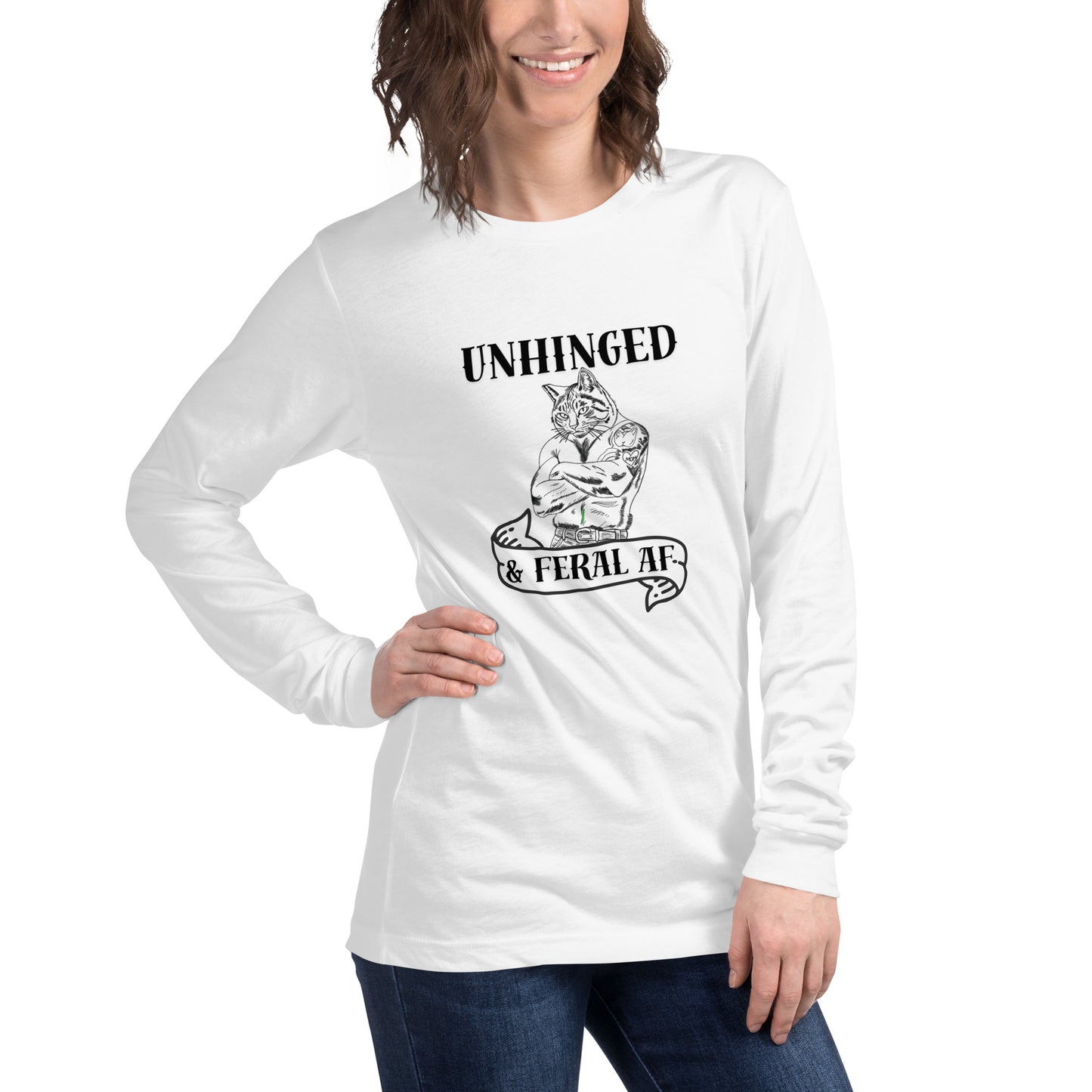 Unhinged & Feral | Unisex Long Sleeve Tee