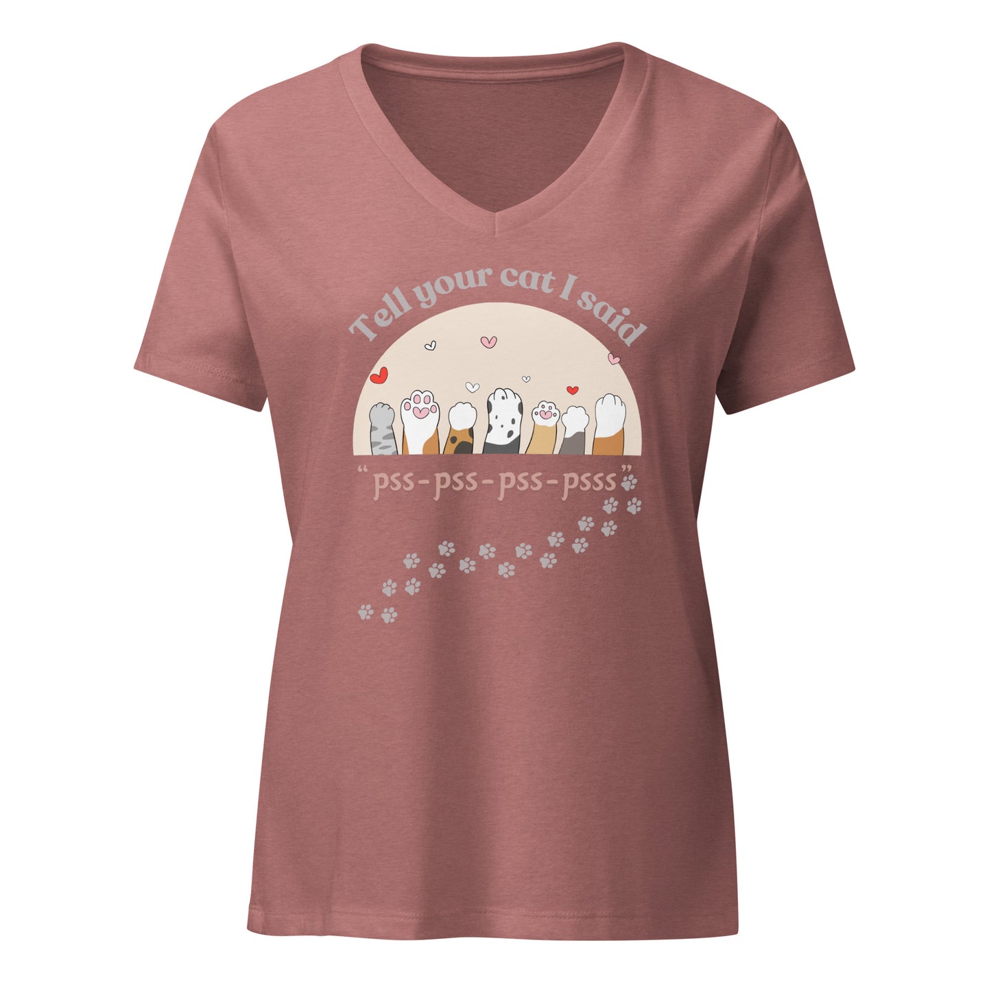 Tell Your Cat | V-Neck T-Shirt