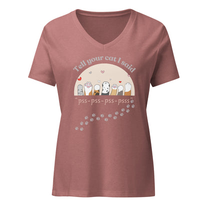 Tell Your Cat | V-Neck T-Shirt