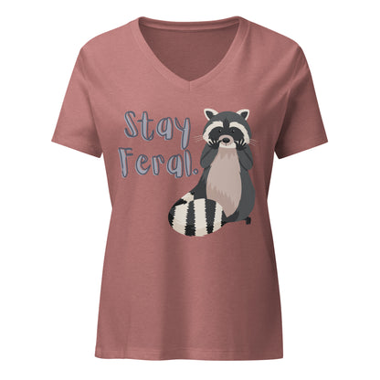 Stay Feral | V-Neck T-Shirt