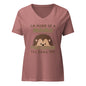 Mama Porcupine | V-Neck T-Shirt