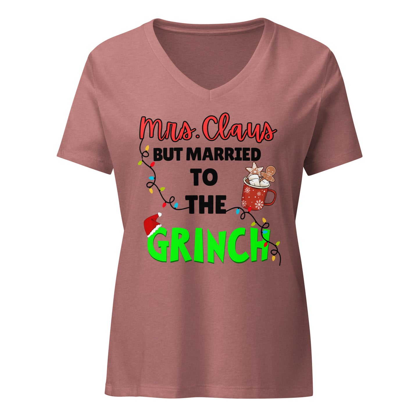 Married To The Grinch | V-Neck T-Shirt