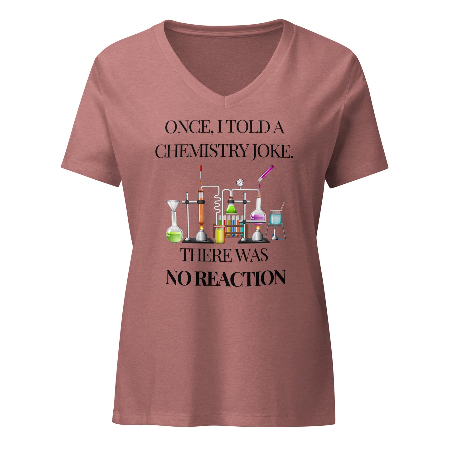 No Reaction | V-Neck T-Shirt