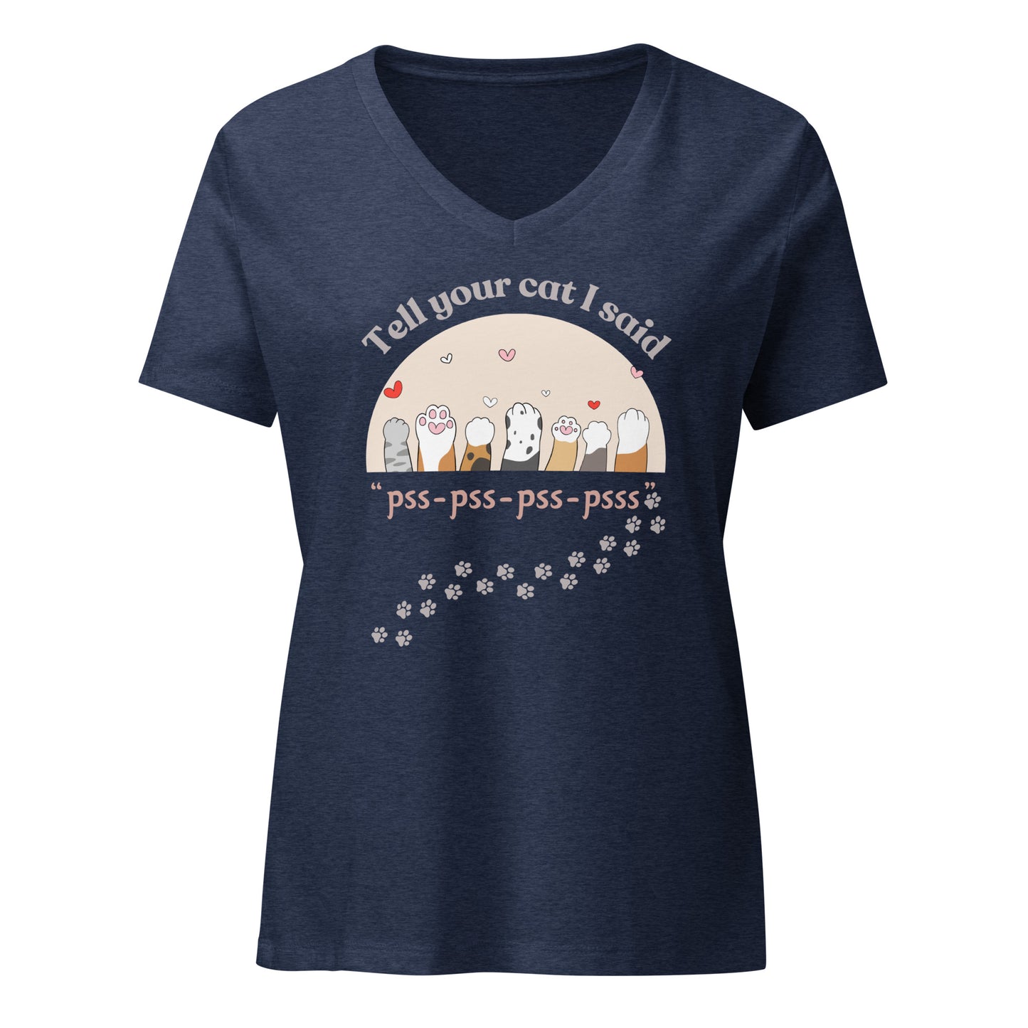 Tell Your Cat | V-Neck T-Shirt
