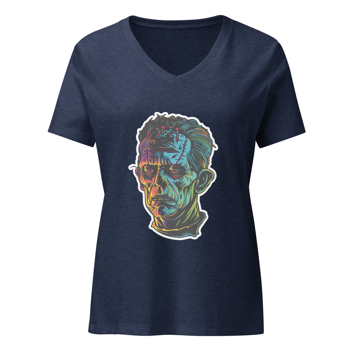 Zombie Frankenstein | V-Neck T-Shirt
