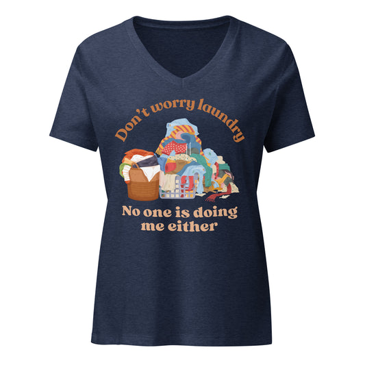 Don't Worry Laundry | V-Neck T-Shirt