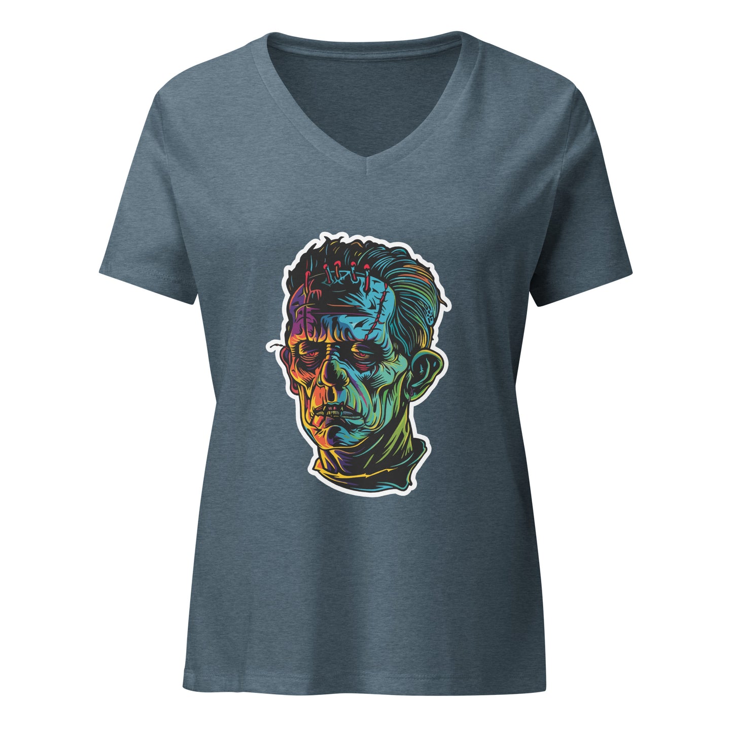 Zombie Frankenstein | V-Neck T-Shirt