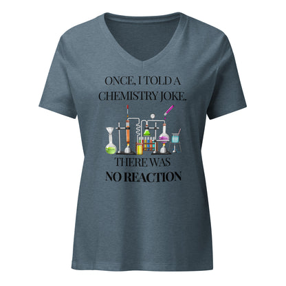 No Reaction | V-Neck T-Shirt