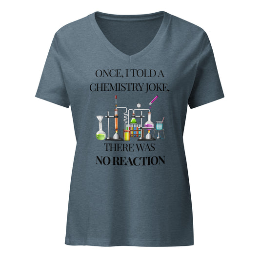 No Reaction | V-Neck T-Shirt
