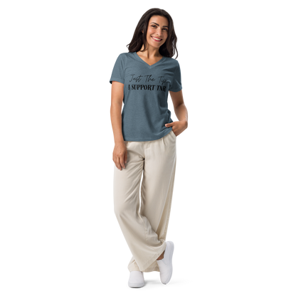 Just the Tip Women’s relaxed v-neck t-shirt