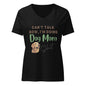 Can't Talk, Dog Mom | V-Neck T-Shirt