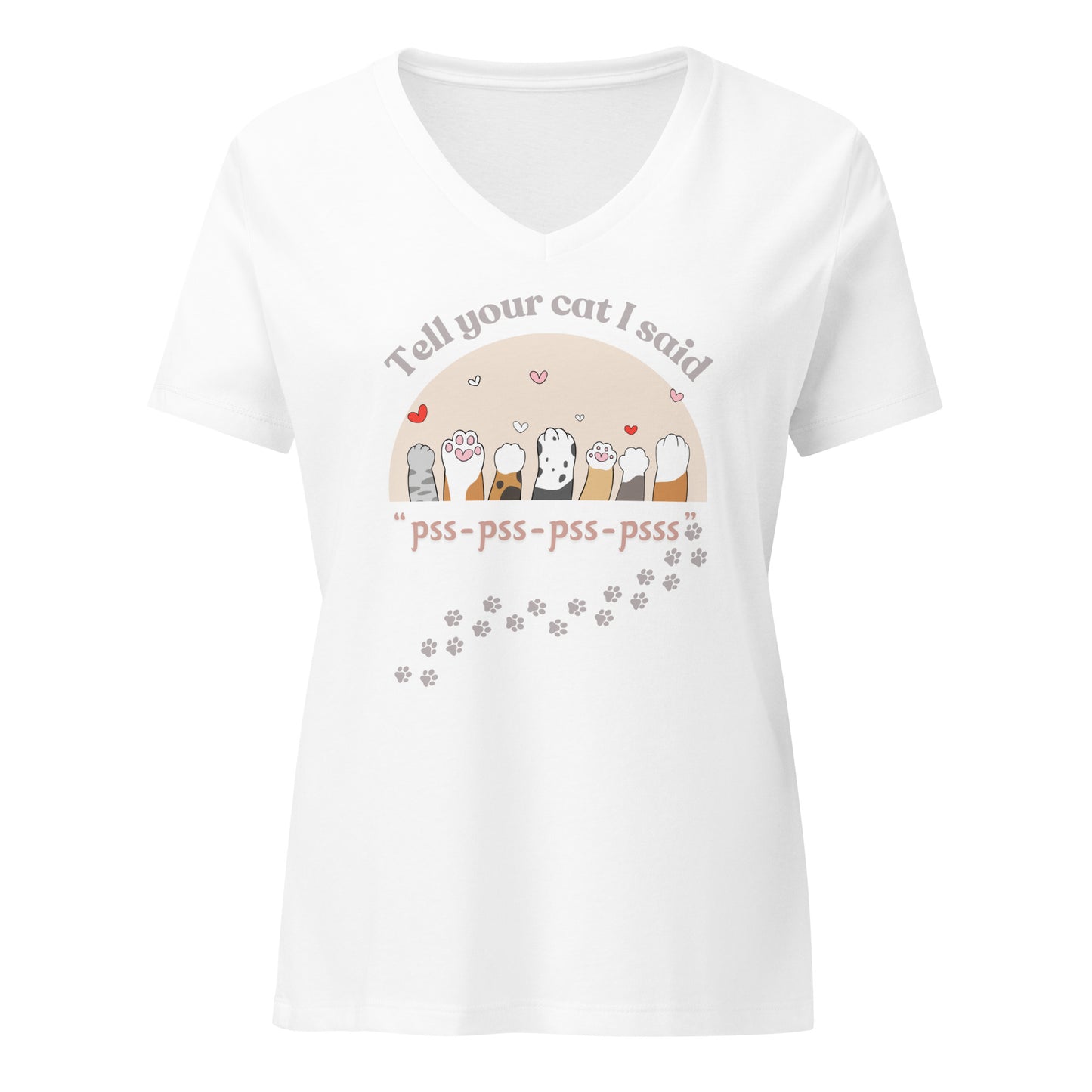 Tell Your Cat | V-Neck T-Shirt