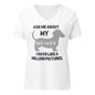 Ask Me About My Weiner | V-Neck T-Shirt