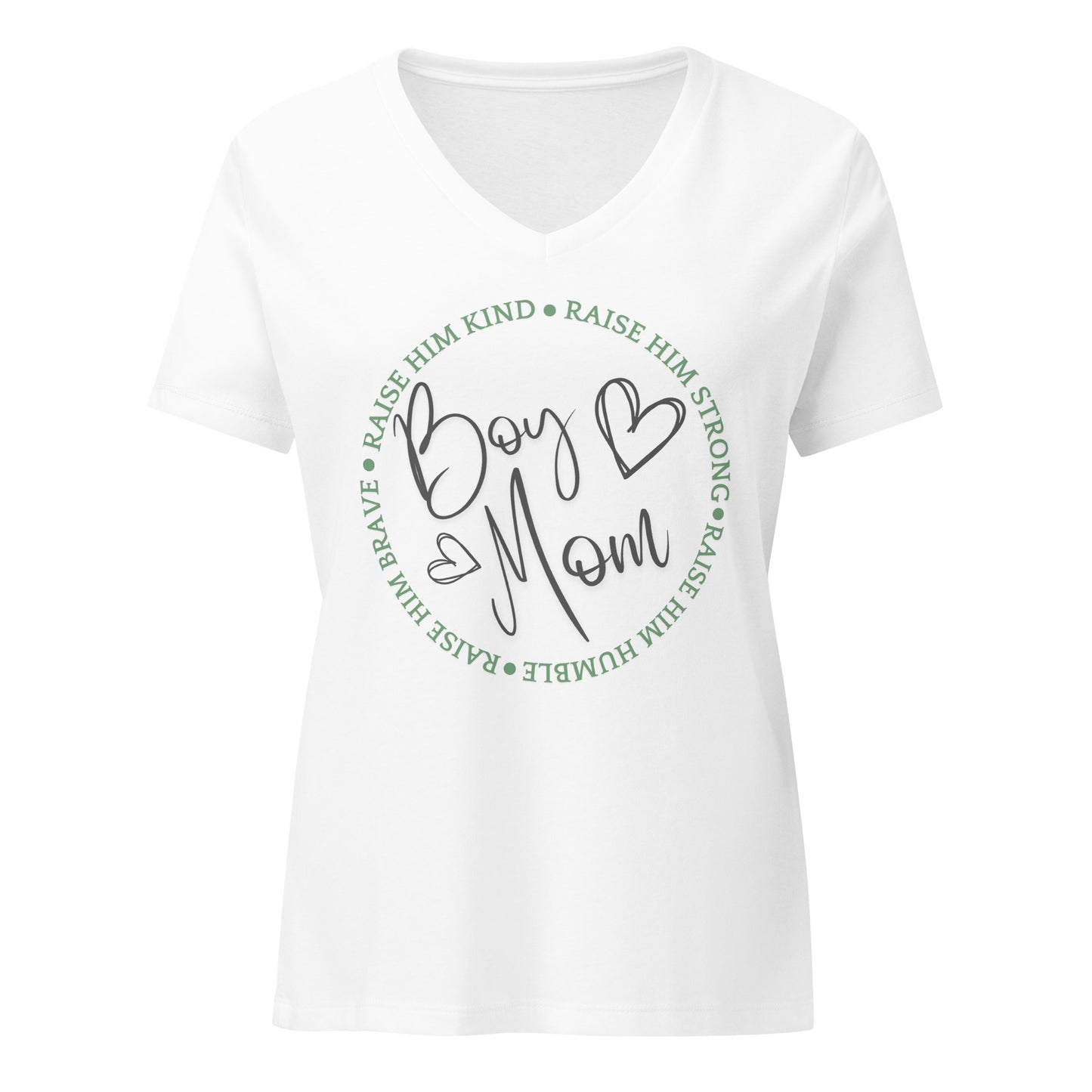 Boy Mom | V-Neck T-Shirt