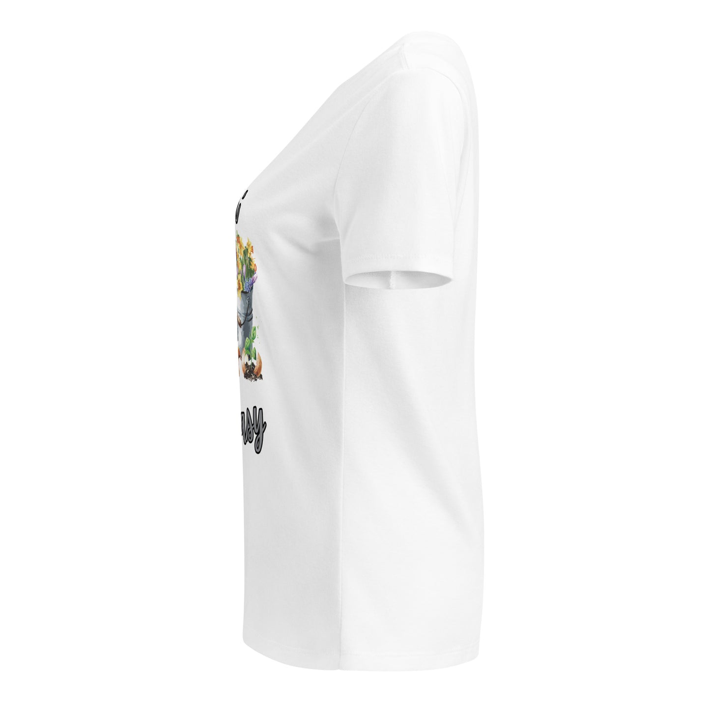 Hoein' Ain't Easy | Women’s relaxed v-neck t-shirt | V-Neck T-Shirt